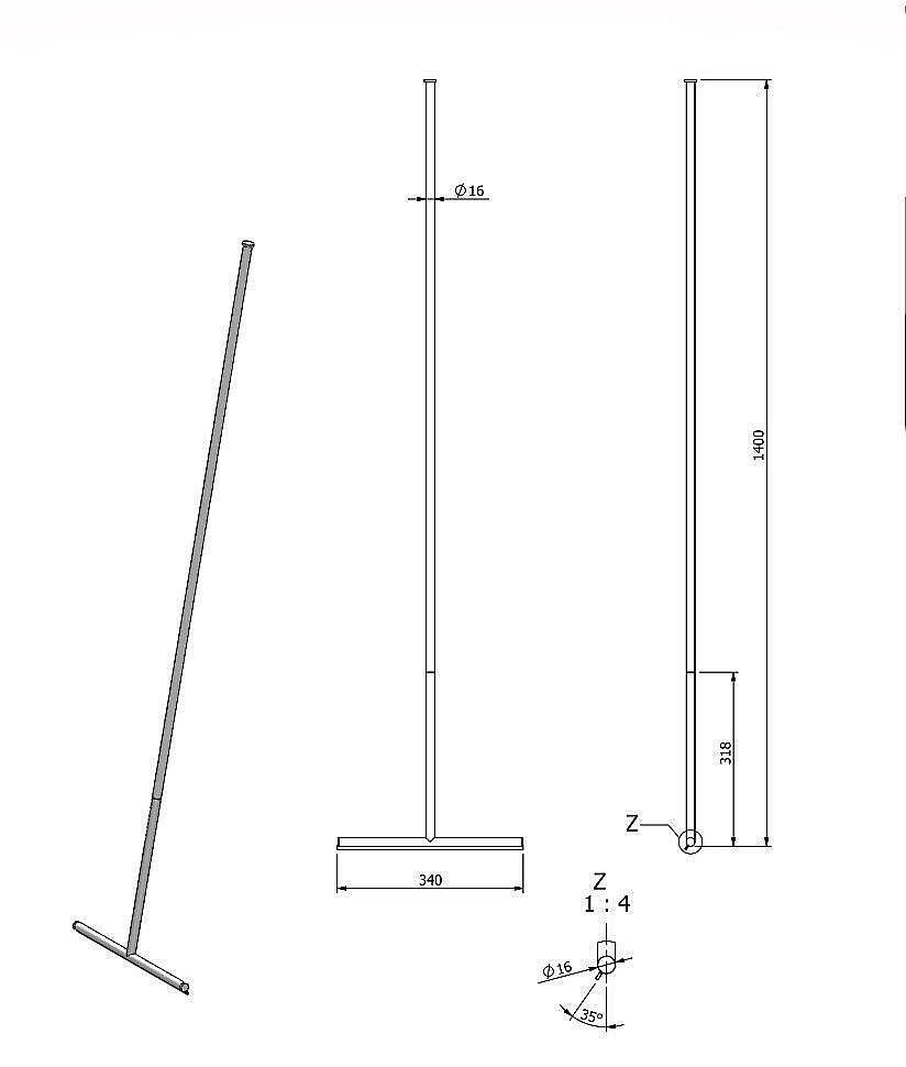 Скребок для плитки Langberger Accessories 75183 купить в интернет-магазине сантехники Sanbest