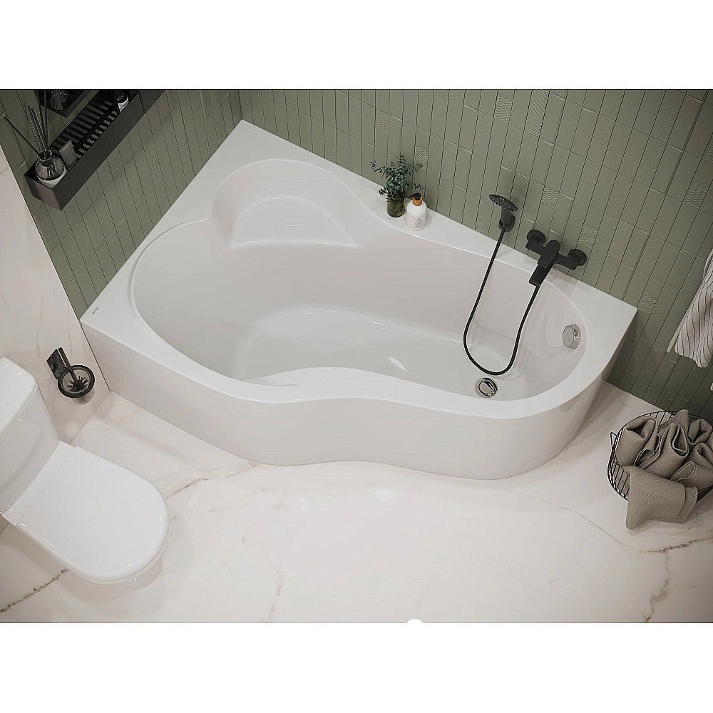 Ванна акриловая Santek Ибица 150x100 белая купить в интернет-магазине Sanbest