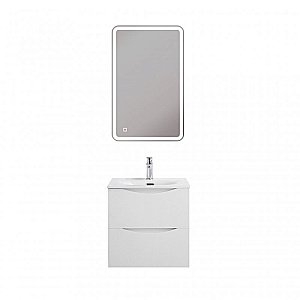 Тумба с раковиной BelBagno MARINO-CER-MINI-500-2C-SO-BL-P Bianco Lucido для ванной в интернет-магазине Sanbest