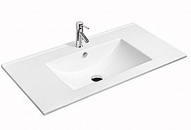 Раковина Gid Integrado 75 9075e 71103 белая купить в интернет-магазине Sanbest