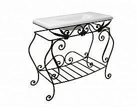 Кованая подставка для раковины Эстет Каре №3 ФР-00001028 купить в интернет-магазине сантехники Sanbest