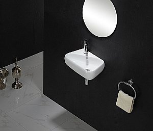 Раковина Ceramalux N 45 9275 белая купить в интернет-магазине Sanbest