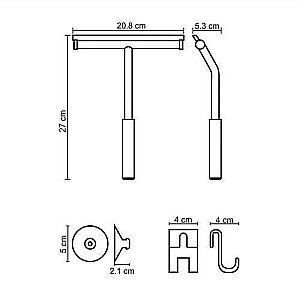 Скребок для душевой кабины WasserKRAFT K-211 купить в интернет-магазине сантехники Sanbest