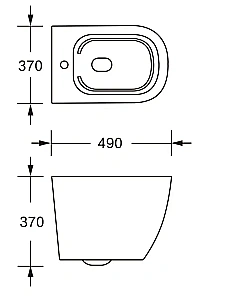 Унитаз подвесной Ceruttispa SELLA Aria Tornado CT9529 безободковый, смыв торнадо, с сиденьем микролифт, белый купить в интернет-магазине Sanbest