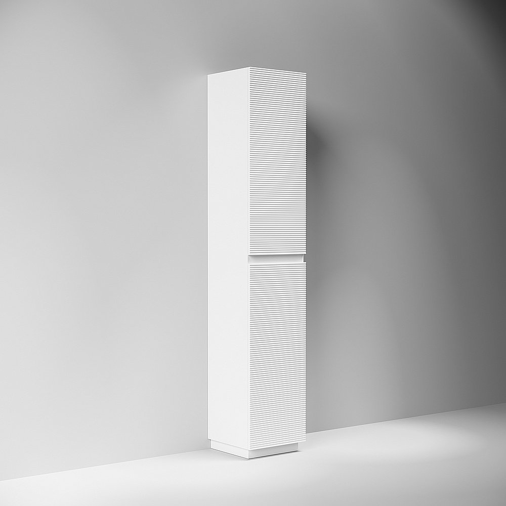 Шкаф-пенал напольный Sancos Folk Floor PFL35FW белый для ванной в интернет-магазине сантехники Sanbest