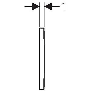 Кнопка для инсталляции Geberit Omega 30 115.080.KK.1 купить в интернет-магазине сантехники Sanbest