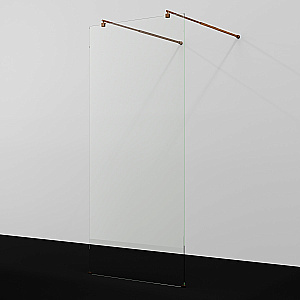 Душевое ограждение WasserKRAFT Vechte 60W46RG 110 фиксатор розовое золото/стекло прозрачное купить в интернет-магазине Sanbest