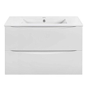 Тумба с раковиной Vincea Mia Slim 800 G.White для ванной в интернет-магазине Sanbest