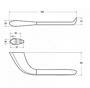 Держатель для туалетной бумаги Cezares LINER-PH-GM оружейная сталь купить в интернет-магазине сантехники Sanbest