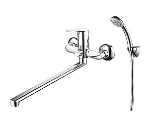 Смеситель для ванны Milardo Horizont HORSB02M10 хром купить в интернет-магазине сантехники Sanbest