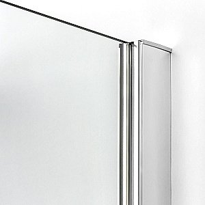 Душевой уголок NEW TRENDY NEW AZURA K-0561/K-0564 100x80 стекло прозрачное/профиль хром купить в интернет-магазине Sanbest