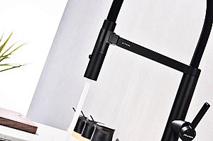 Смеситель для кухни Paulmark Leader Le214101-AN антрацит купить в интернет-магазине сантехники Sanbest