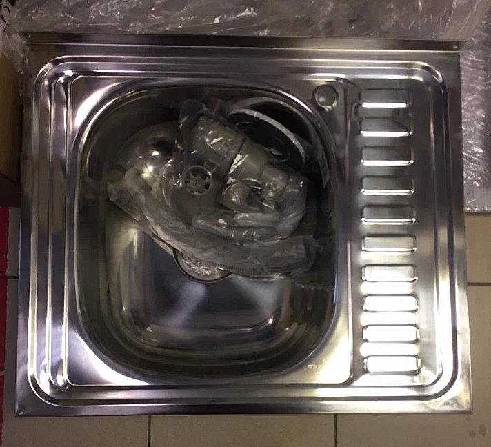 Мойка кухонная MIXLINE ML 538194 хром купить в интернет-магазине сантехники Sanbest