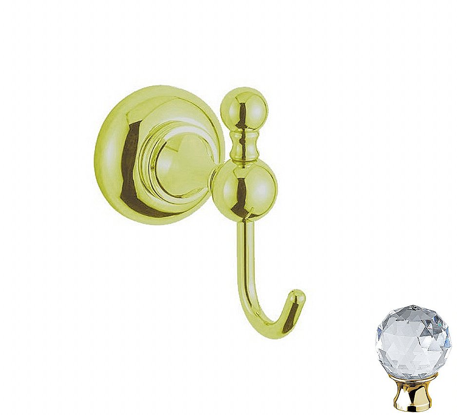 Крючок Cezares APHRODITE-HK1-03-Sw золото/Swarovski купить в интернет-магазине сантехники Sanbest