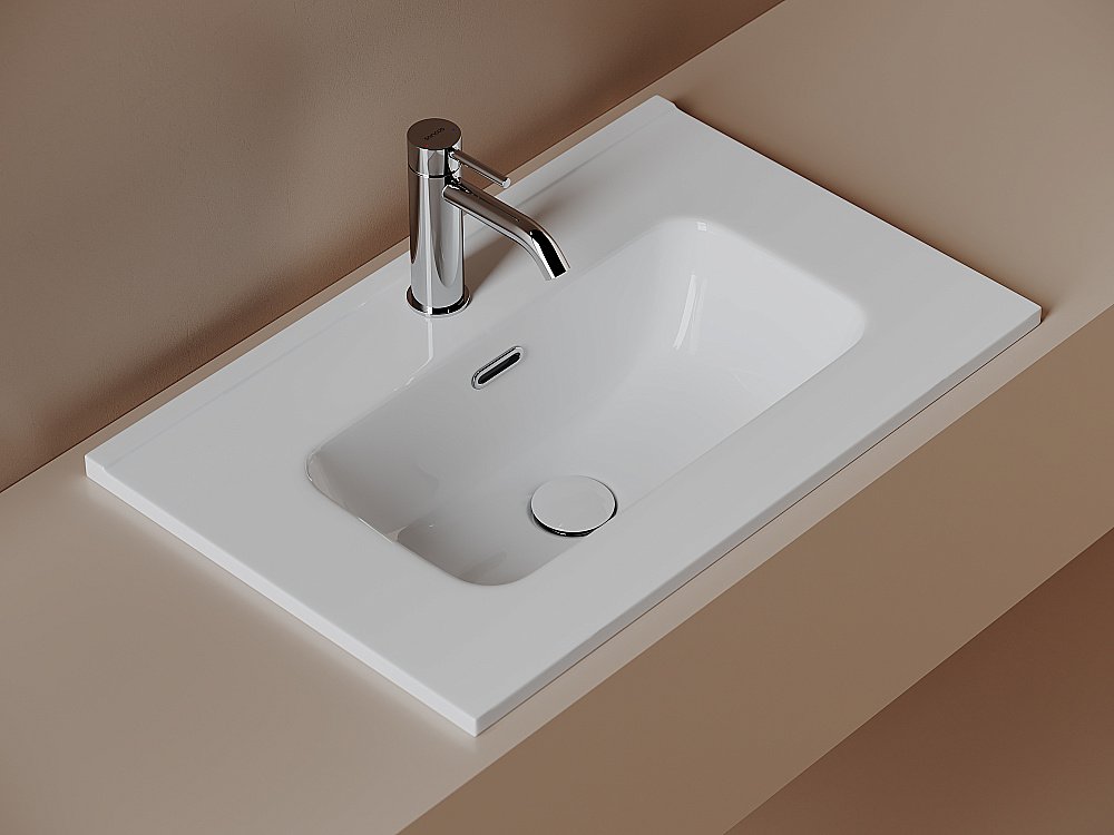Раковина Ceramica Nova Compact CN7025 белая купить в интернет-магазине Sanbest