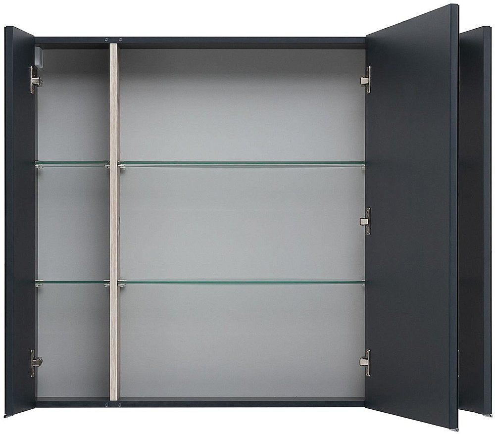 Зеркальный шкаф Aquanet Алвита New 100 Антрацит купить в интернет-магазине сантехники Sanbest