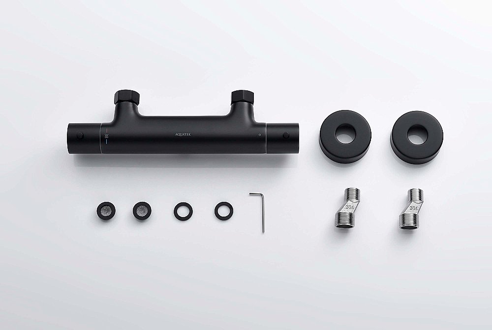 Cмеситель для душа Aquatek Европа AQ1363MB черный матовый купить в интернет-магазине сантехники Sanbest