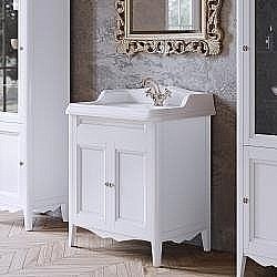 Тумба с раковиной Tiffany World Veronica NUOVO VER2073 bianco купить в интернет-магазине сантехники Sanbest