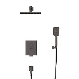 Душевая система Cezares SLIDER SLIDER-VDSET-GM черная матовая купить в интернет-магазине сантехники Sanbest