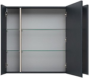 Зеркальный шкаф Aquanet Алвита New 100 Антрацит купить в интернет-магазине сантехники Sanbest