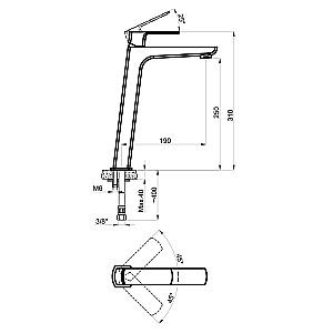 Смеситель для раковины Azario ATRI AZ-15964551 хром купить в интернет-магазине сантехники Sanbest