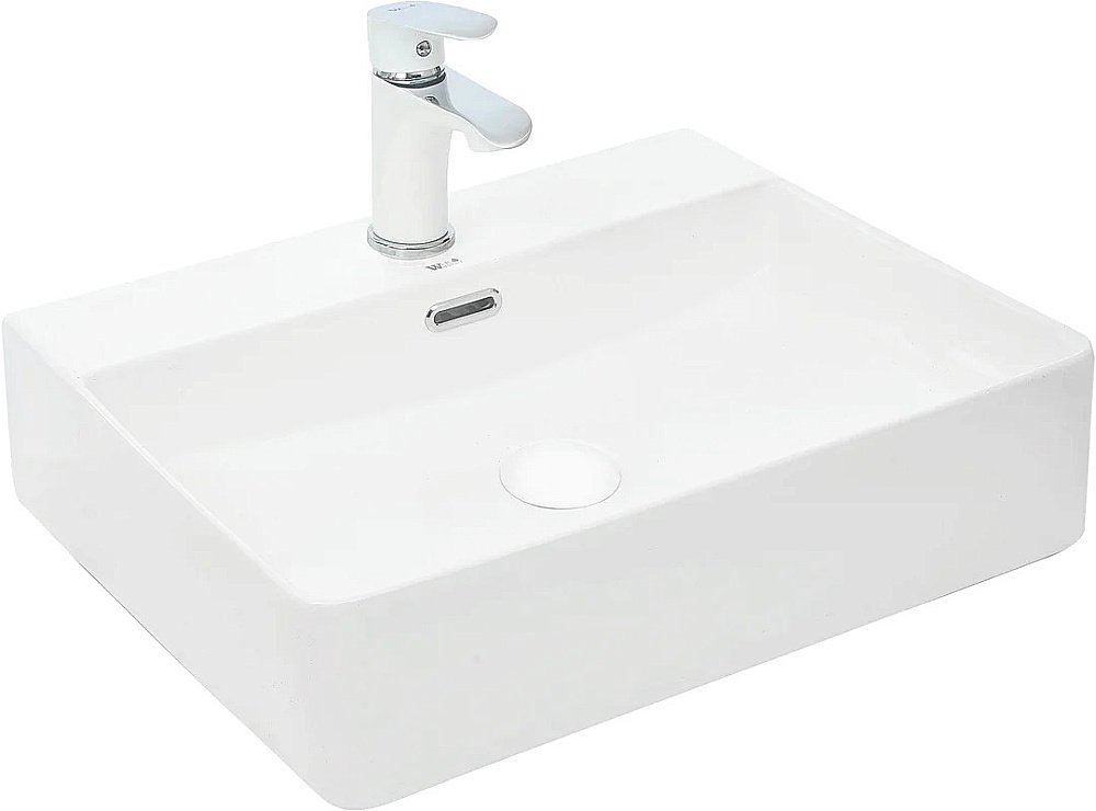 Накладная раковина WeltWasser WW ELBACH 21735 50 белая купить в интернет-магазине Sanbest