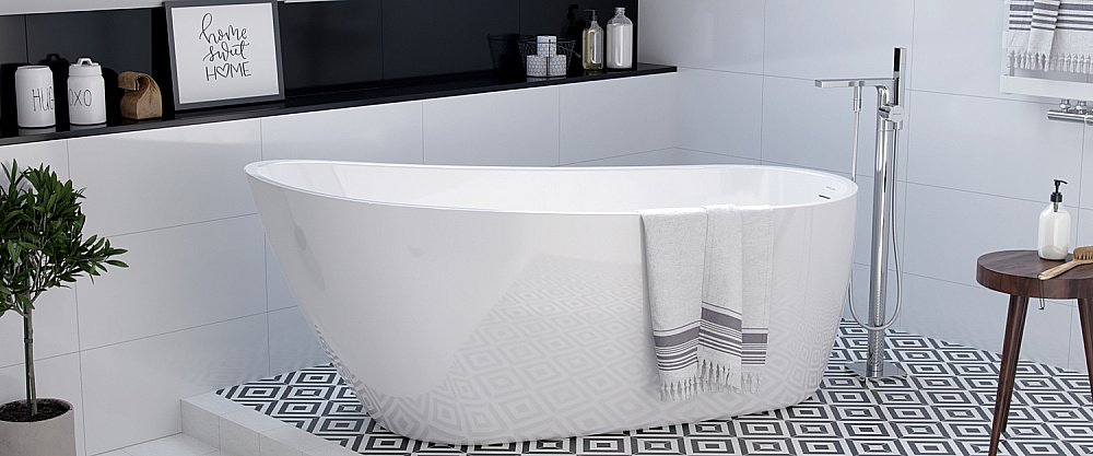 Ванна акриловая Excellent Comfort 2.0 WAEX.CMP2.17WH 175x74 белая купить в интернет-магазине Sanbest