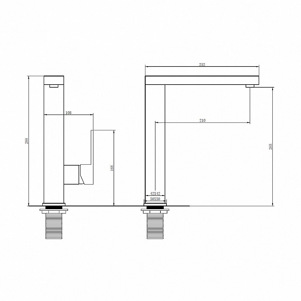 Смеситель для кухни ABBER Daheim AF8214B черный матовый купить в интернет-магазине сантехники Sanbest