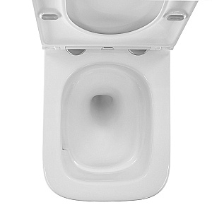 Унитаз подвесной Azario Pro PRO-0002 UQ3 белый, безободковый, с крышкой микролифт, слив торнадо купить в интернет-магазине Sanbest