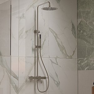 Душевая система Vincea Villa VSFS-1VL1BN брашированный никель купить в интернет-магазине сантехники Sanbest