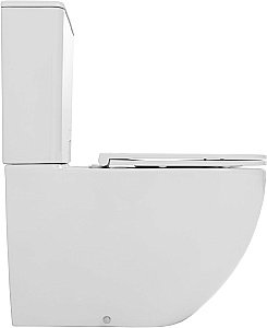 Унитаз-компакт Allen Brau Priority 3 4.31006.20 белый, безободковый, с крышкой микролифт купить в интернет-магазине Sanbest