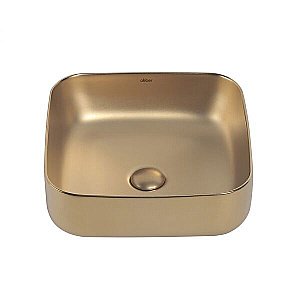 Раковина накладная ABBER Rechteck AC2211MMG золото матовое купить в интернет-магазине Sanbest