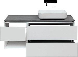 Тумба с раковиной Allen Brau INFINITY 1.21007.WM 120 R белая матовая для ванной в интернет-магазине Sanbest