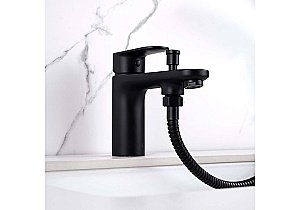 Смеситель на борт ванны Aquatek Ника AQ1844MB черный матовый купить в интернет-магазине сантехники Sanbest