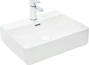 Накладная раковина WeltWasser WW ELBACH 21735 50 белая купить в интернет-магазине Sanbest