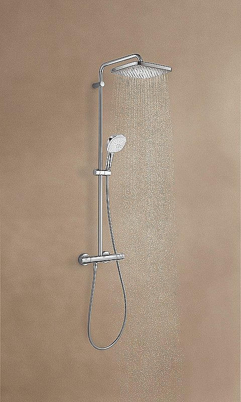 Душевая система Grohe Tempesta Cube 250 26689001 хром купить в интернет-магазине сантехники Sanbest