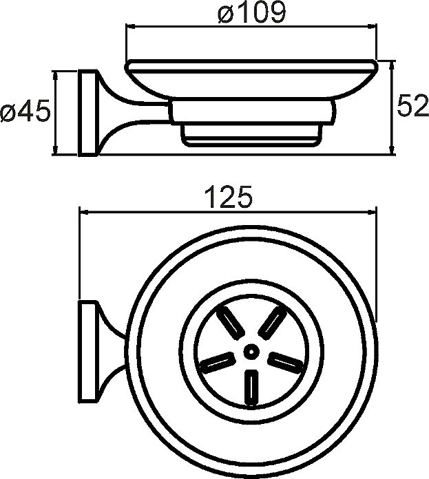 Мыльница Milardo Magellan MAGSMG0M42 хром купить в интернет-магазине сантехники Sanbest