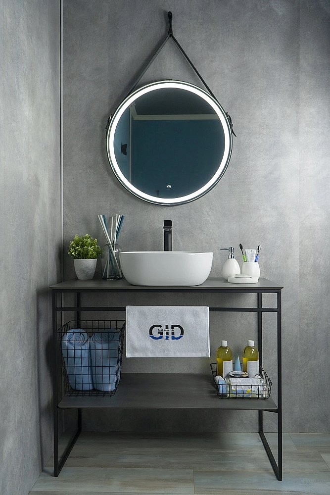 Раковина накладная Gid Geometrico 42,5 D1301 51180 белая купить в интернет-магазине Sanbest