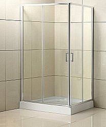 Душевой уголок BelBagno UNO 195-AH-2 100x90 прозрачный/хром купить в интернет-магазине Sanbest