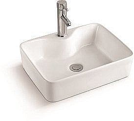 Раковина накладная SantiLine 48 SL-1011 белая купить в интернет-магазине Sanbest