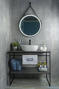 Раковина накладная Gid Geometrico 42,5 D1301 51180 белая купить в интернет-магазине Sanbest