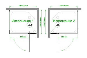 Душевой уголок Royal Bath RB 70х80 HPVD-C-CH стекло матовое/профиль хром купить в интернет-магазине Sanbest