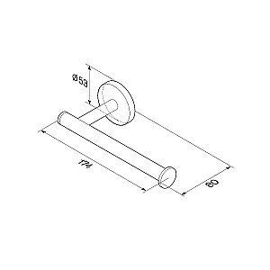 Держатель для туалетной бумаги AM.PM X-Joy A85A34100 хром купить в интернет-магазине сантехники Sanbest