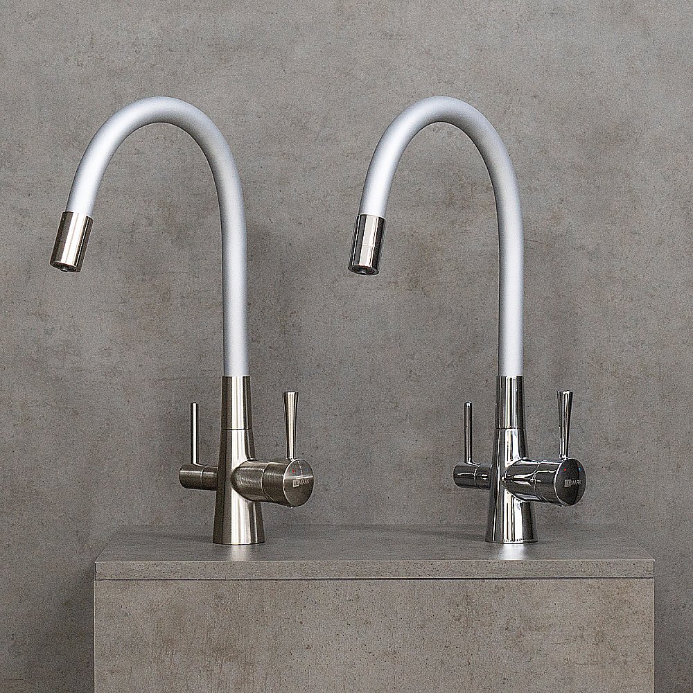 Смеситель для кухни Lemark Comfort LM3075BN-Silver никель/серебро купить в интернет-магазине сантехники Sanbest