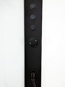 Душевая кабина Esbano ESM-PENTA-90 стекло прозрачное/профиль черный купить в интернет-магазине Sanbest