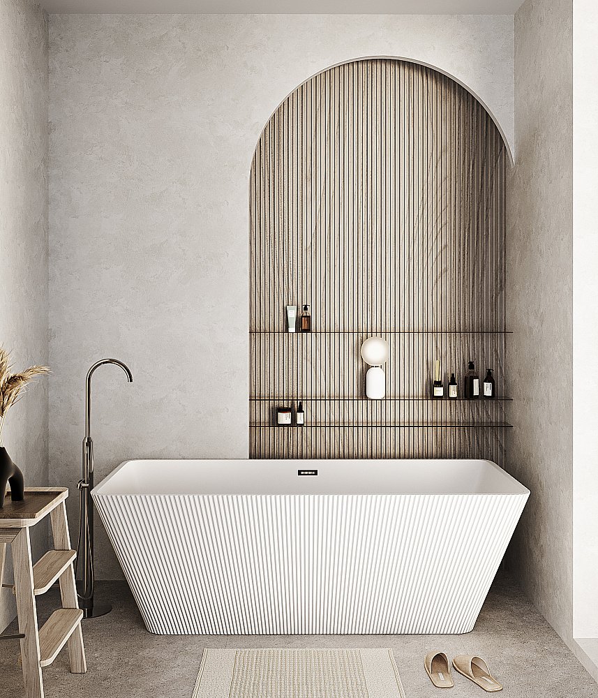 Ванна акриловая Grossman Cristal GR-2022M 170x75 белая матовая купить в интернет-магазине Sanbest