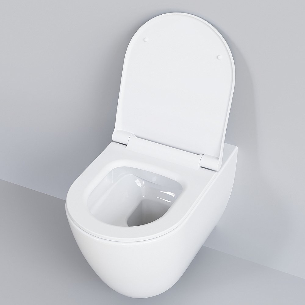 Унитаз подвесной Ambassador Queen 113T20001R безободковый, белый купить в интернет-магазине Sanbest