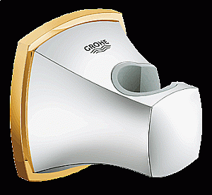 Держатель ручного душа Grohe Grandera 27969IG0 хром/золото купить в интернет-магазине сантехники Sanbest