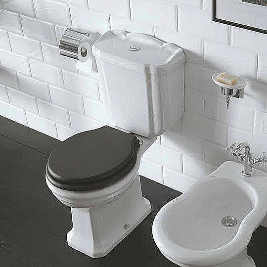 Унитаз напольный GLOBO Paestum PA004.BI белый/кнопка хром, с бачком купить в интернет-магазине Sanbest