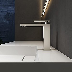 Смеситель для раковины Vincea Dice VBF-2DS1BN сатин купить в интернет-магазине сантехники Sanbest